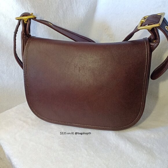 Coach Handbags - Vintage Coach 9951 – Patricia Legacy Flap Leather bag